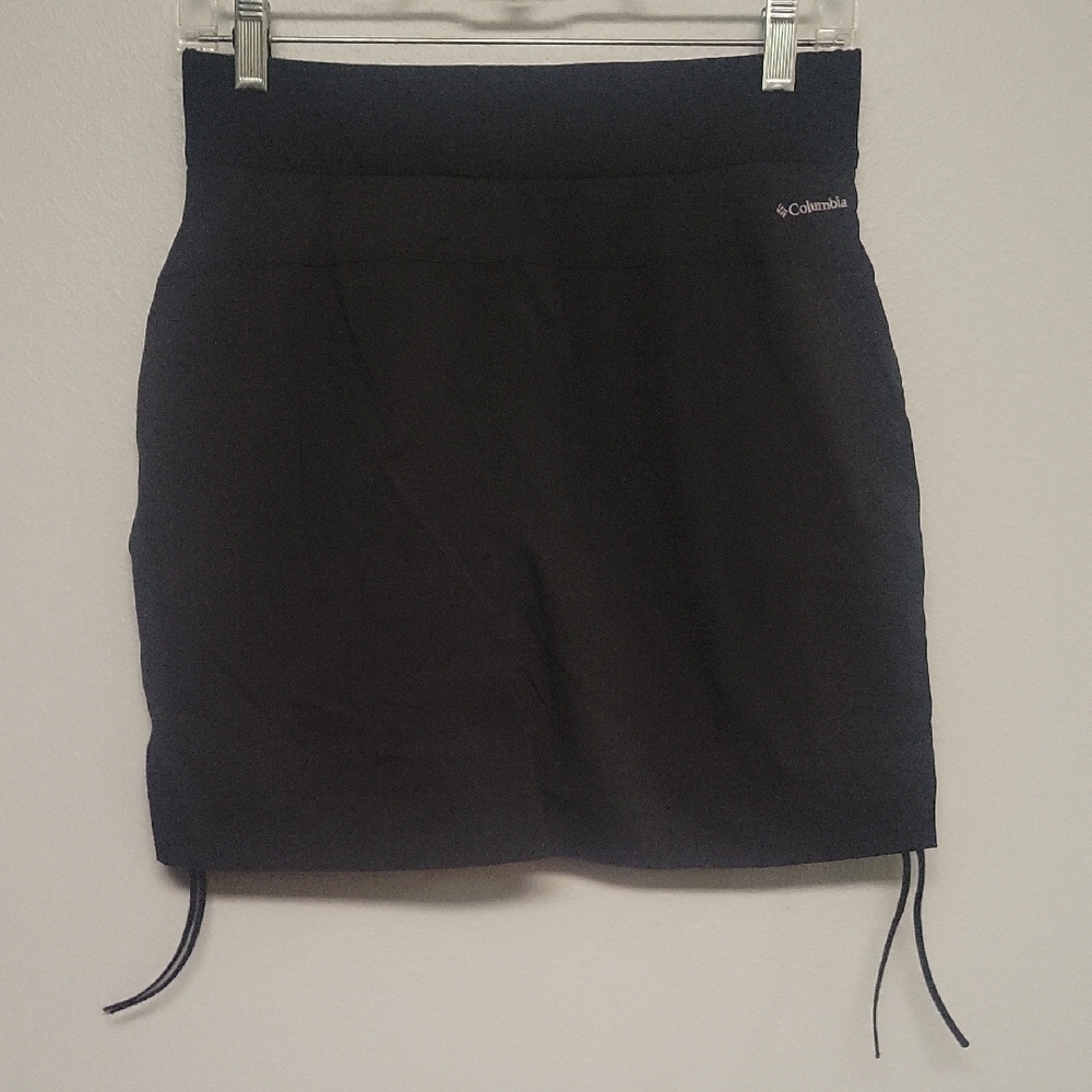 Columbia Charcoal Skirt with Drawstrings